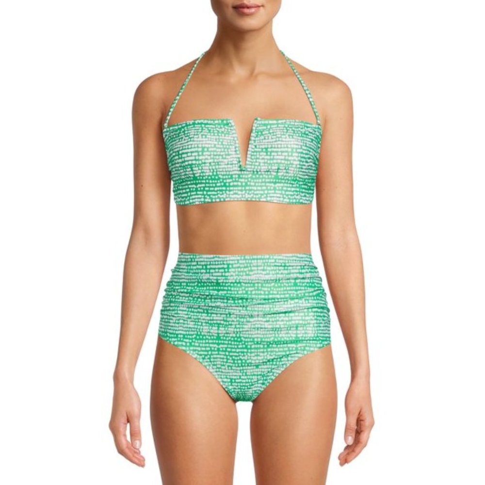 Catherine Malandrino 2pc Bandeau Swim Set - Picture 2 of 7
